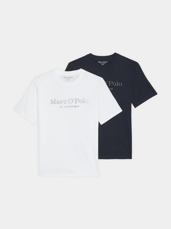 Marc O'Polo Marc O'Polo 2er-Set T-Shirts 421 2058 09104 Bunt Regular Fit