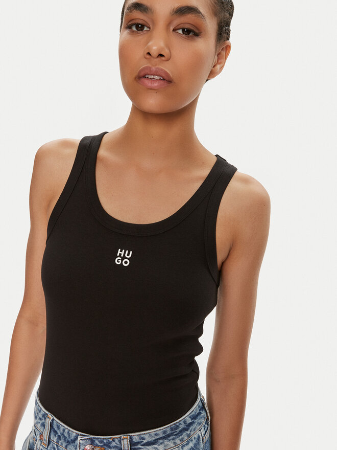 HUGO HUGO Top Datamia 50514489 Negro Slim Fit