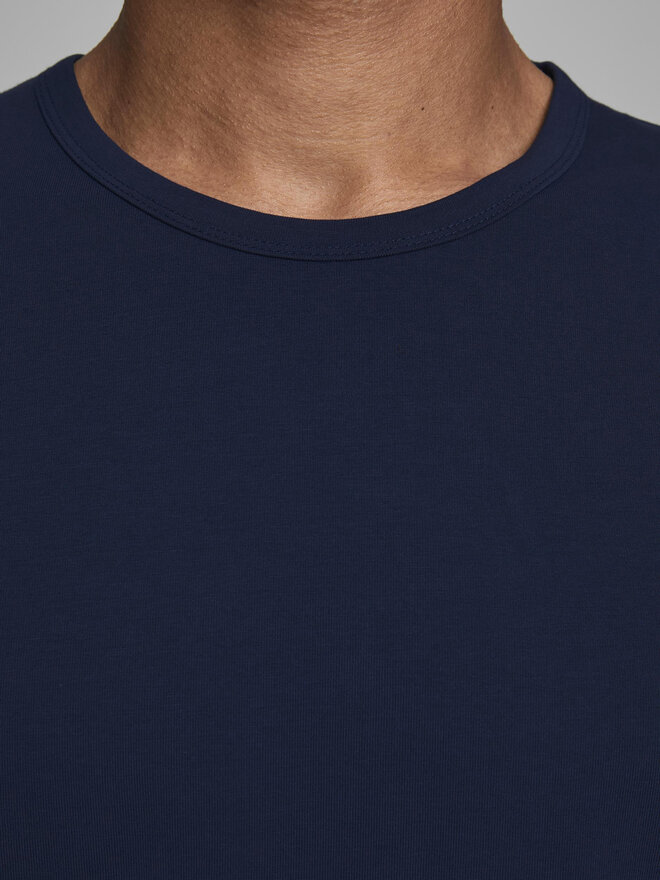 Jack&Jones Jack&Jones Marškinėliai Basic 12058529 Tamsiai mėlyna Stretch Fit