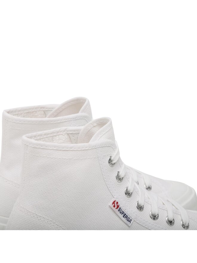 Sneakers aus Stoff Superga 2696 Stripe S112I9W WeiB eschuhe