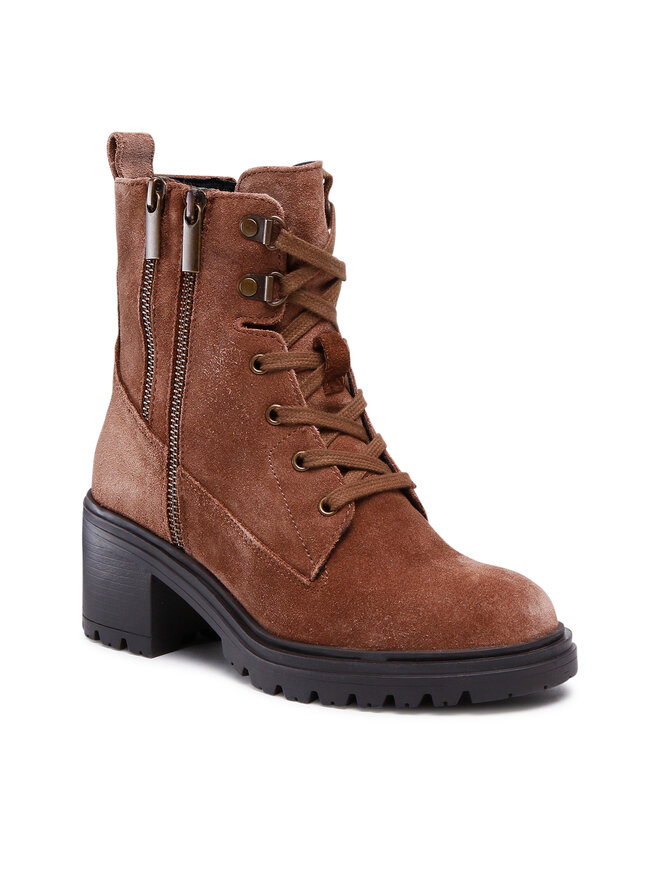 Geox Polokozačky Geox D Damiana A D26QCA 00023 C0013 Hnědá