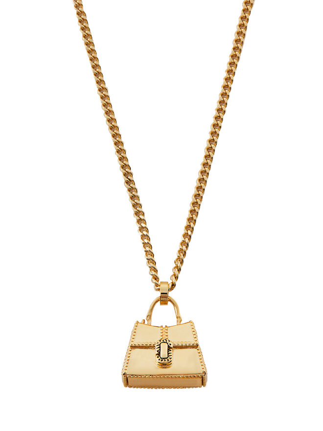 Marc Jacobs Collar Marc Jacobs The St. Marc Cuban-Link Chain Necklace 2F3JNC001J37 Oro