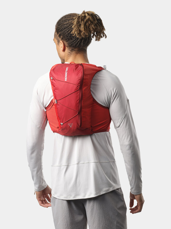 Salomon Skriešanas veste Salomon Active Skin 8 LC2177900 Sarkans
