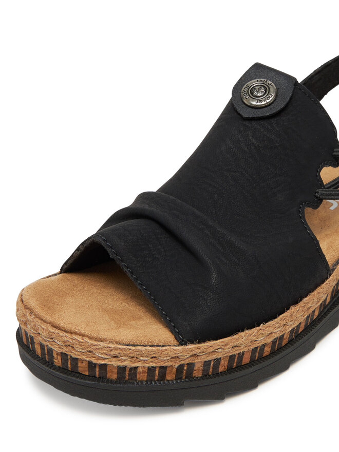 Rieker Sandale Rieker V7972-00 Negru