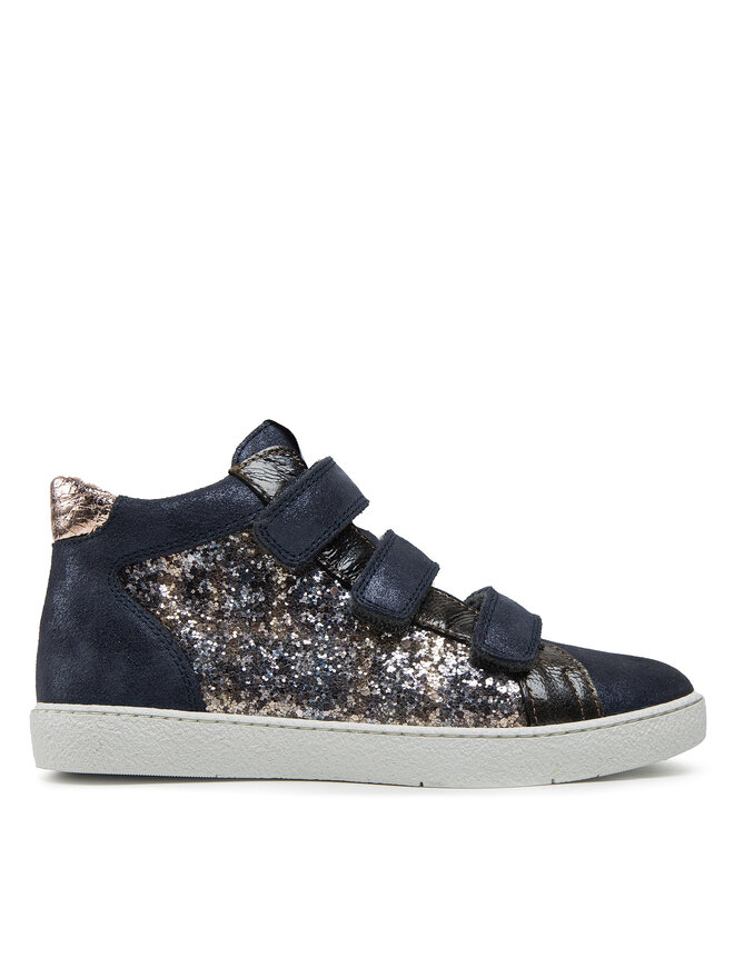 Pom d'Api Sneakersy Pom d'Api Top Easy Top N1UCAH0402 Tmavomodrá