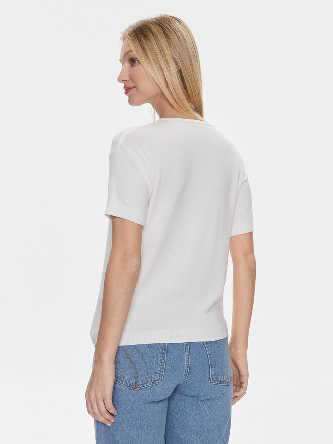 United Colors Of Benetton United Colors Of Benetton Camiseta 103CD102M Blanco Regular Fit