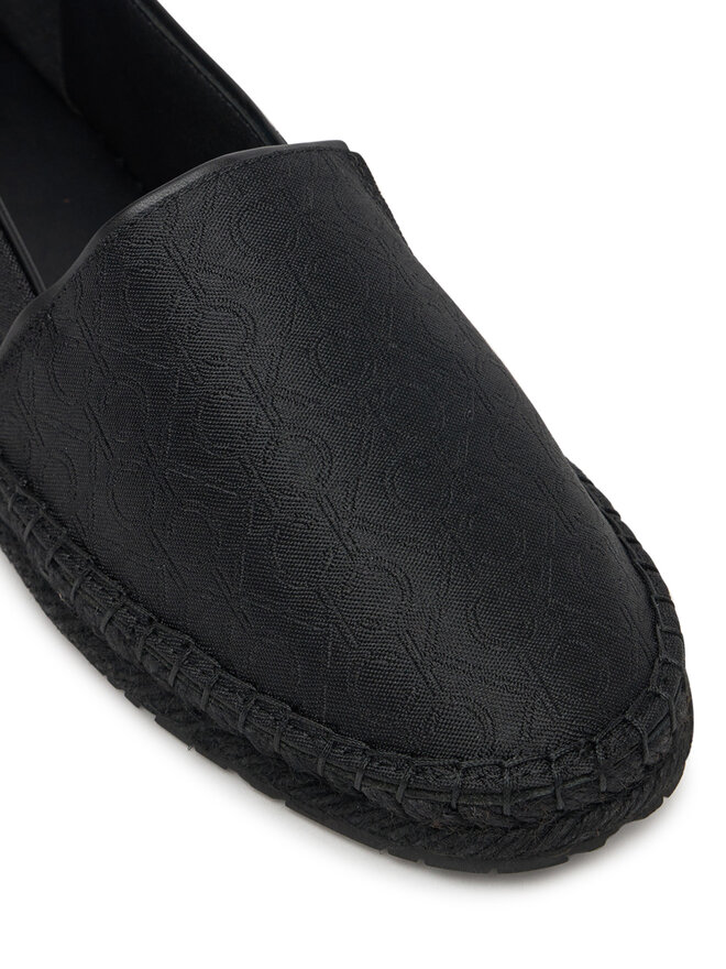 Calvin Klein Espadrilles Calvin Klein Flat Espadrille - Jacq HW0HW02467 Schwarz