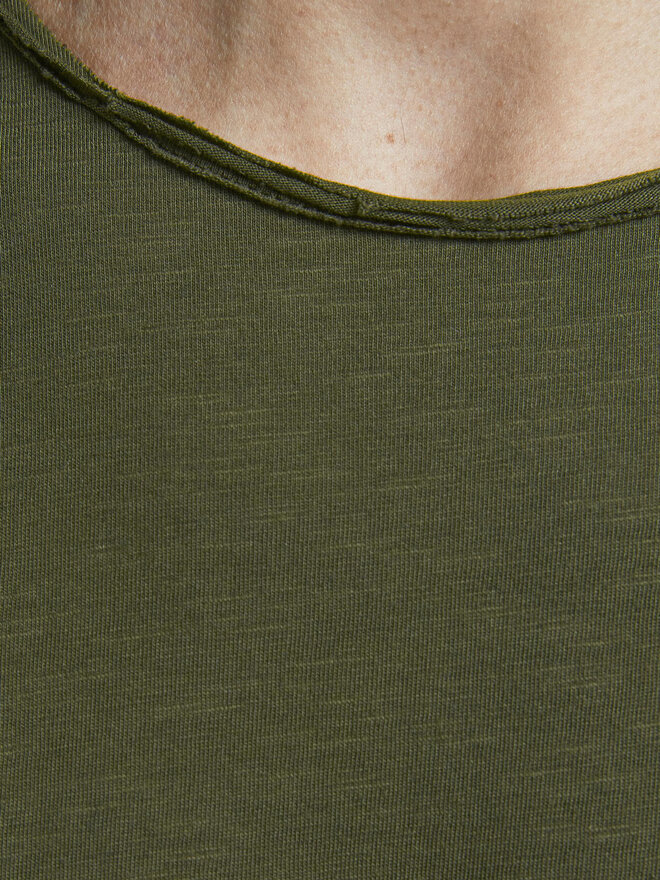 Jack&Jones Jack&Jones Marškinėliai Basher 12182498 Žalia Regular Fit