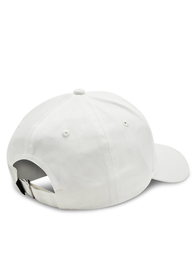 Calvin Klein Шапка с козирка Calvin Klein Mono Logo Embro K60K612317 Бял
