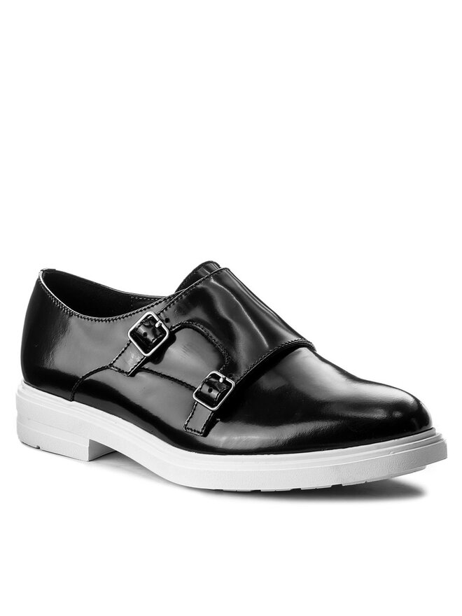 GINO ROSSI Oxford Schuhe Gino Rossi Mitsu DPH612-Z43-Y800-9900-0 Schwarz