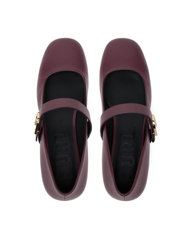 Furla Halbschuhe Furla Chic Ballerina YJ70HIC X30000 AL 26700 Dunkelrot