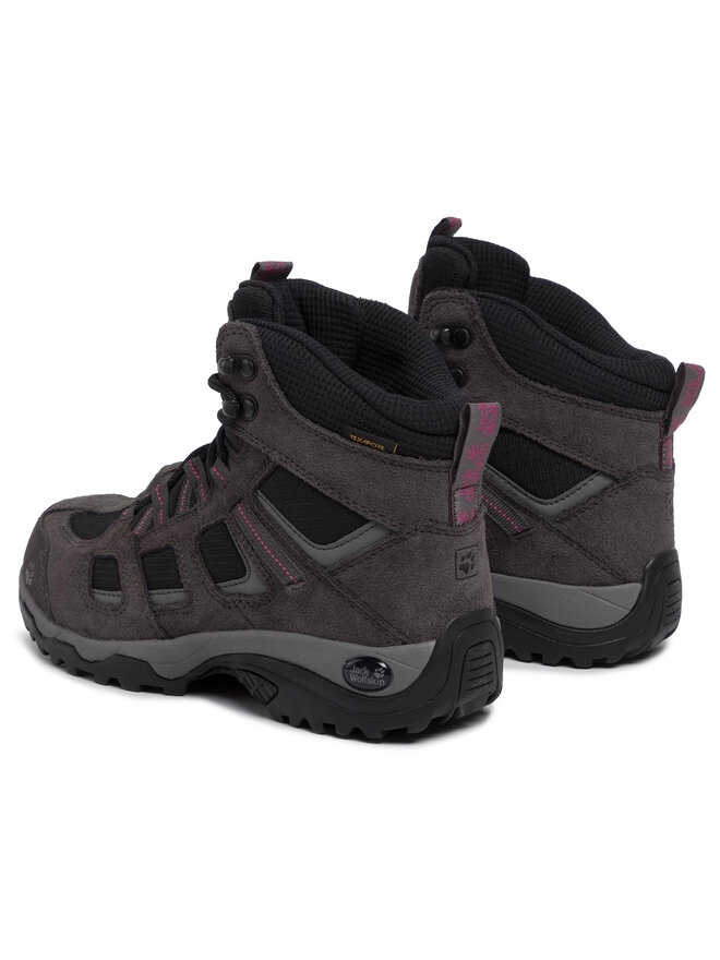 Jack Wolfskin Pārgājienu apavi Jack Wolfskin Vojo Hike 2 Texapore Mid W 4032381 Pelēks