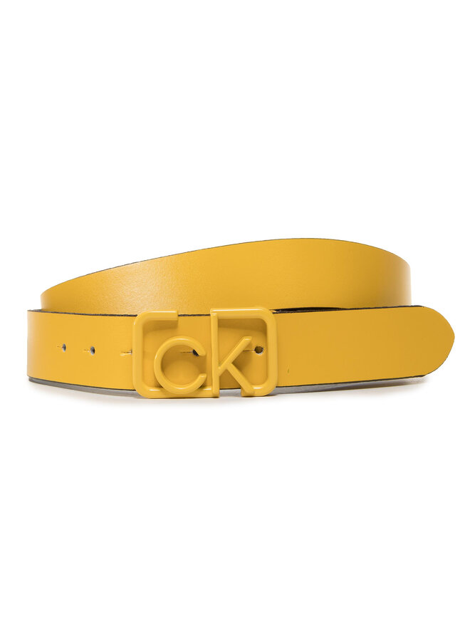 Calvin Klein Curea de Damă Calvin Klein Ck Signature 3Cm Belt K60K606387 Galben