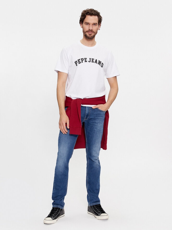 Pepe Jeans Pepe Jeans Camiseta Clement PM509220 Blanco Regular Fit