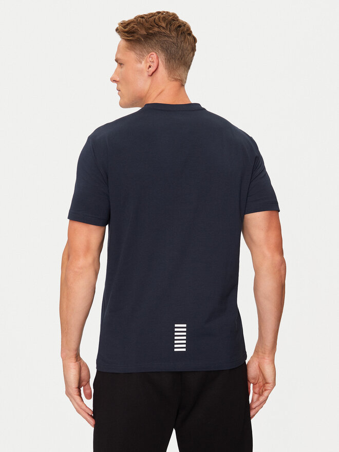 EA7 Emporio Armani EA7 Emporio Armani Póló 8NPT27 PJVQZ 1562 Sötétkék Regular Fit