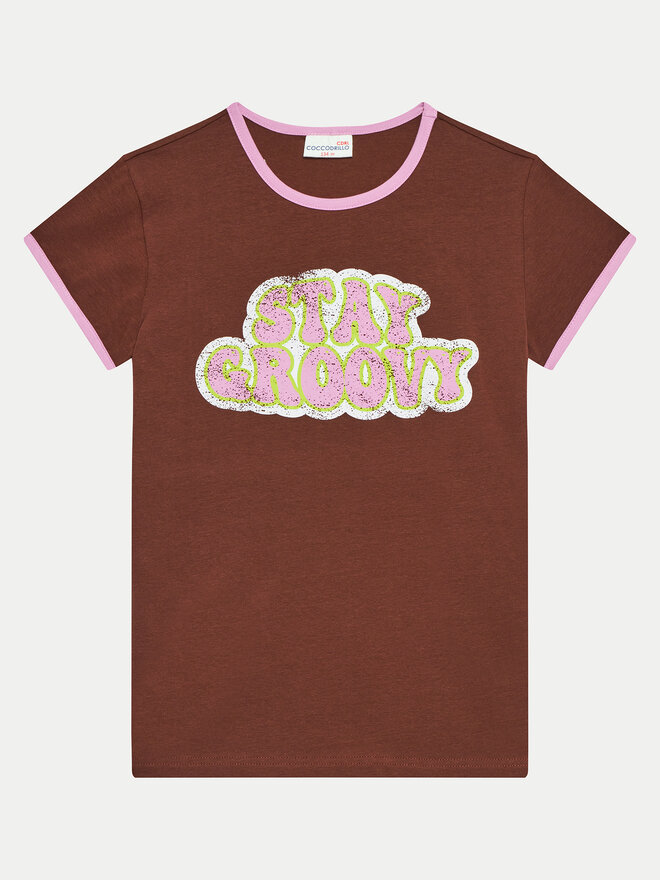 Coccodrillo Coccodrillo T-Shirt WC4143201HGJ Καφέ Regular Fit