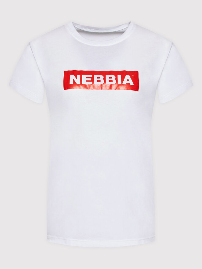 NEBBIA NEBBIA Marškinėliai 592 Balta Regular Fit