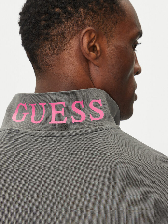 Guess Guess Polo F5GP00 K9WF1 Μαύρο Regular Fit