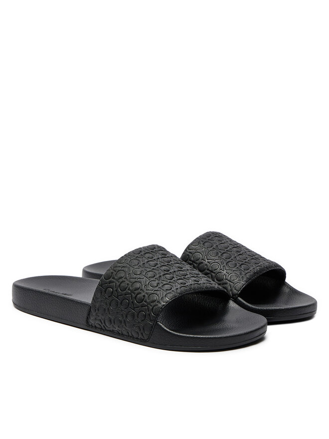 Calvin Klein Ciabatte Calvin Klein Pool Slide Mono HM0HM01517 Nero