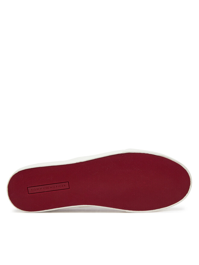 Tommy Hilfiger Teniszcipő Tommy Hilfiger Hi Vulc Oxford Twill FM0FM05400 Piros