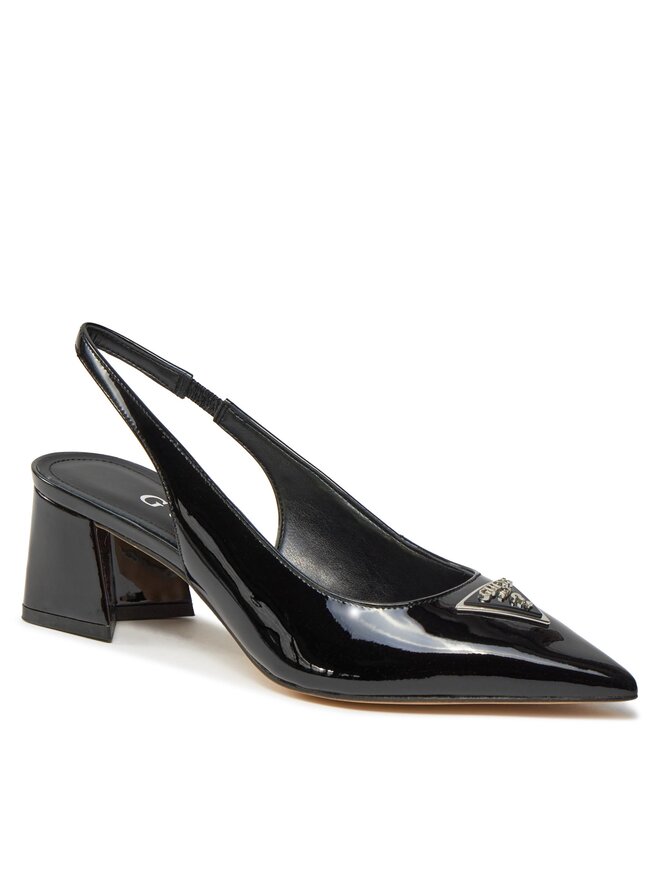 Guess Sandały Guess Zanda FLPZAN PAT05 Czarny