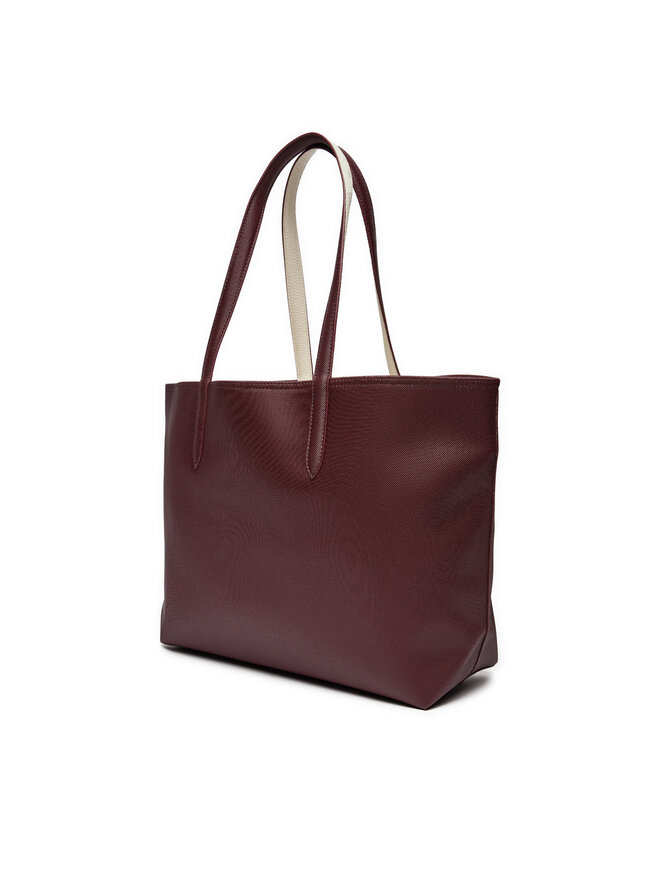 Handtasche Lacoste NF2142AA Dunkelrot eschuhe