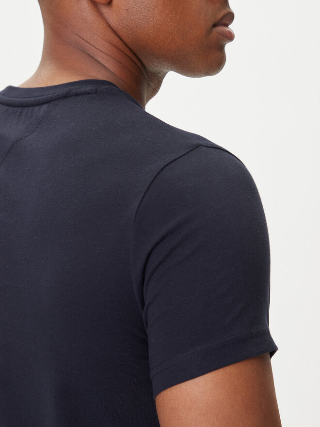 Tommy Hilfiger Tommy Hilfiger T-Shirt Core Logo Tee MW0MW11465 Dunkelblau Slim Fit