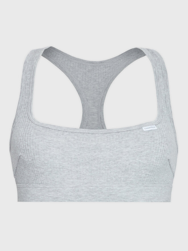 Chantelle Chantelle Бюстгальтер-топ Cotton Comfort C15P10 Сірий