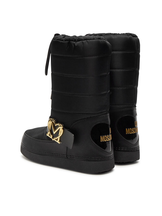 LOVE MOSCHINO Μπότες Χιονιού LOVE MOSCHINO JA24052G1LISB00B Μαύρο