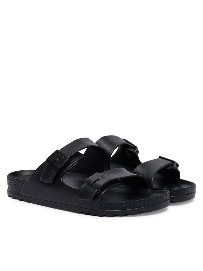 Scholl Pantoletten Scholl Bahia Man Med. MF31420 Schwarz