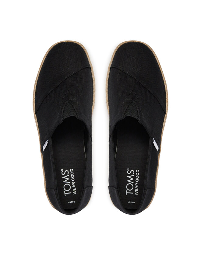 Toms Espadryle Toms Alpargata Rope 2.0 10019875 Czarny