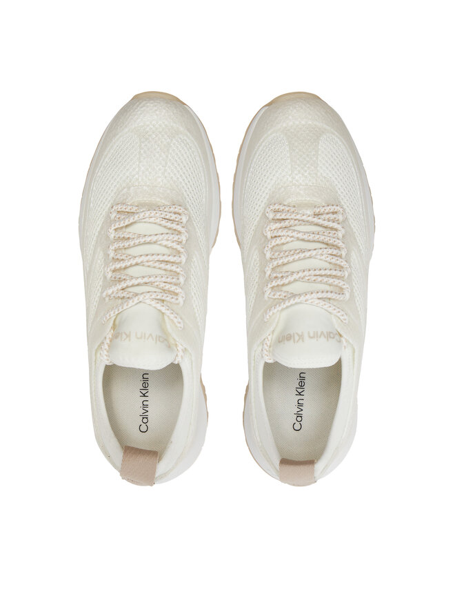 Calvin Klein Tenisice Calvin Klein Runner Lace Up Pearl Mix M HW0HW02079 Bijela