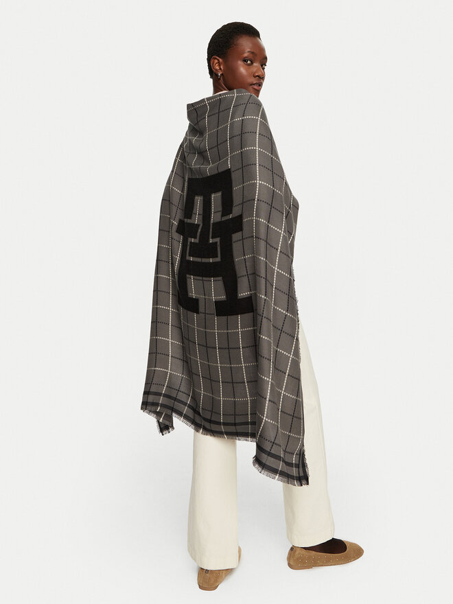 Tommy Hilfiger Šátek Tommy Hilfiger AW0AW16642 Černá