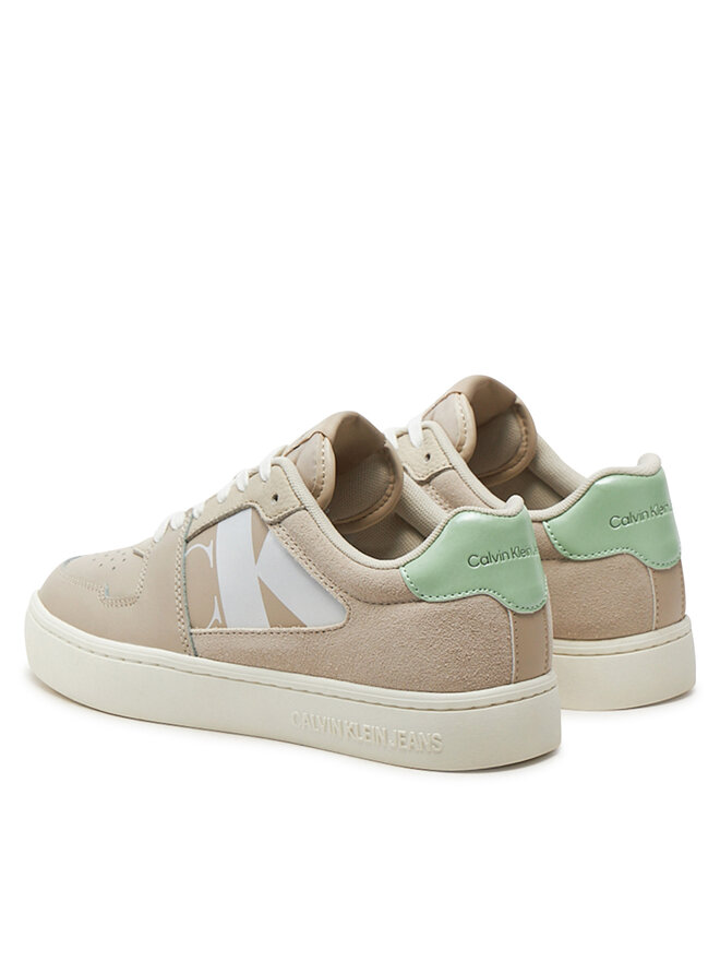Calvin Klein Jeans Tenisice Calvin Klein Jeans Classic Cupsole Low Nbs YW0YW01520 Écru