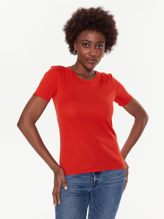 United Colors Of Benetton United Colors Of Benetton Marškinėliai 3GA2E16A0 Raudona Regular Fit