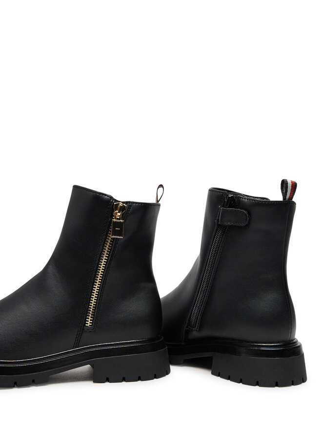 Tommy Hilfiger Μποτάκια Tommy Hilfiger Chelsea Boot T3A5-33566-1351 S Μαύρο