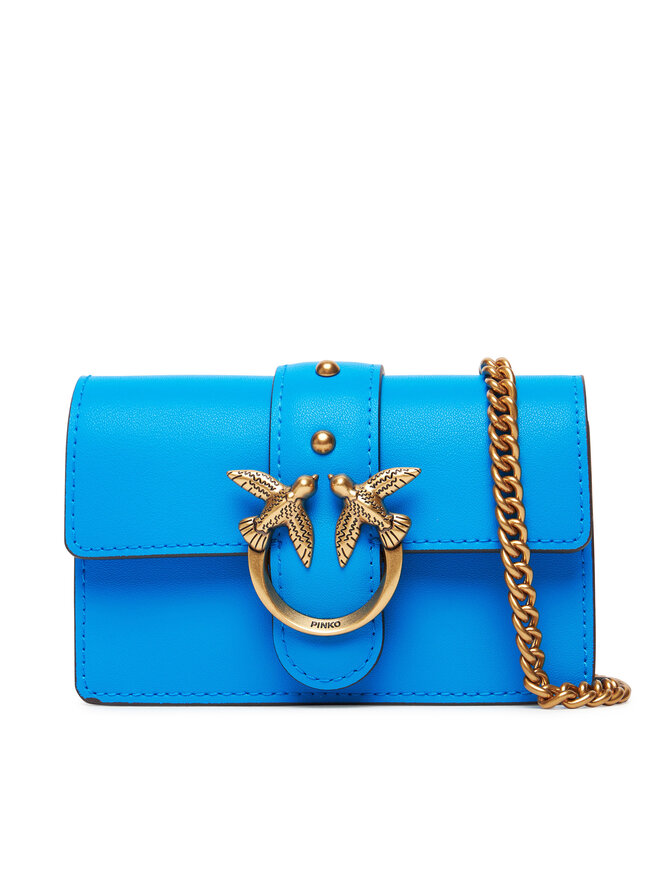 PINKO Сумка PINKO Love One Micro C . AI 24-25 PCPL 100064 A0F1 Голубий