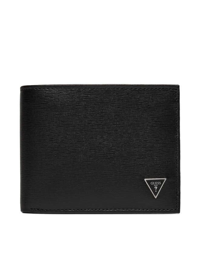 Guess Mały Portfel Męski Guess SMCSLE LEA27 Czarny