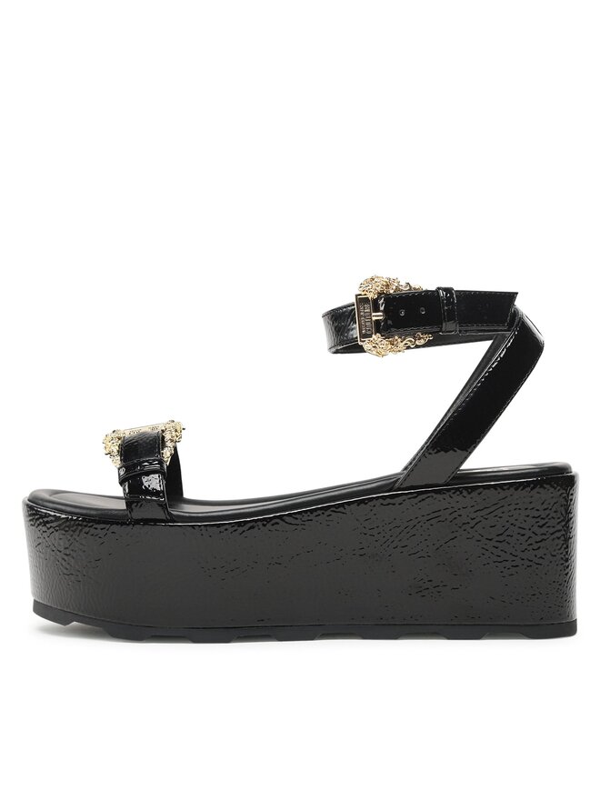 Versace Jeans Couture Сандали Versace Jeans Couture 74VA3S06 Черен