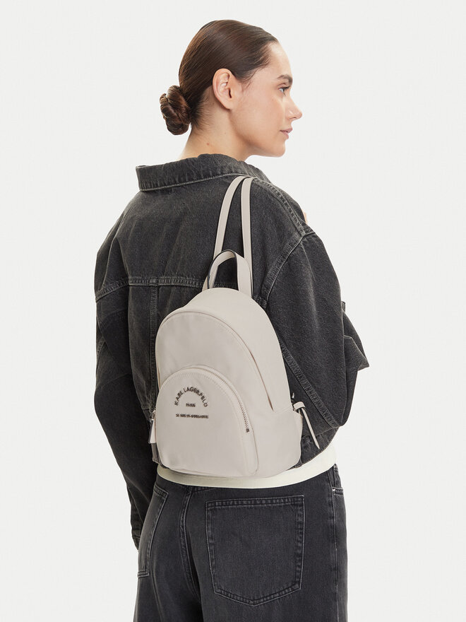 KARL LAGERFELD Rucksack KARL LAGERFELD A2W30081 Écru