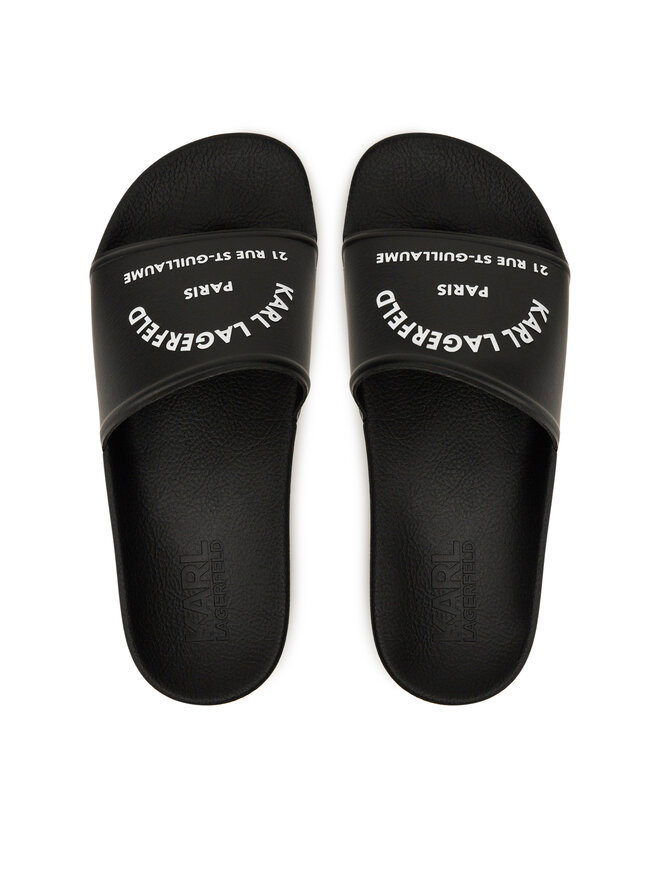 KARL LAGERFELD Şlapi KARL LAGERFELD Kondo 2.0 KL80908A Negru