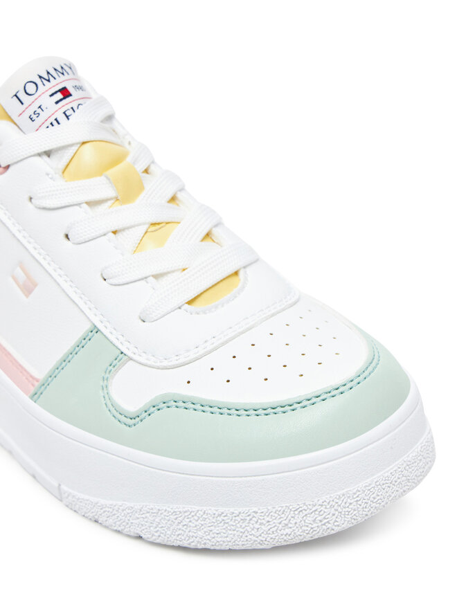 Tommy Hilfiger Αθλητικά Tommy Hilfiger Low Cut Lace-Up Sneaker T3A9-33740-1355 S Λευκό