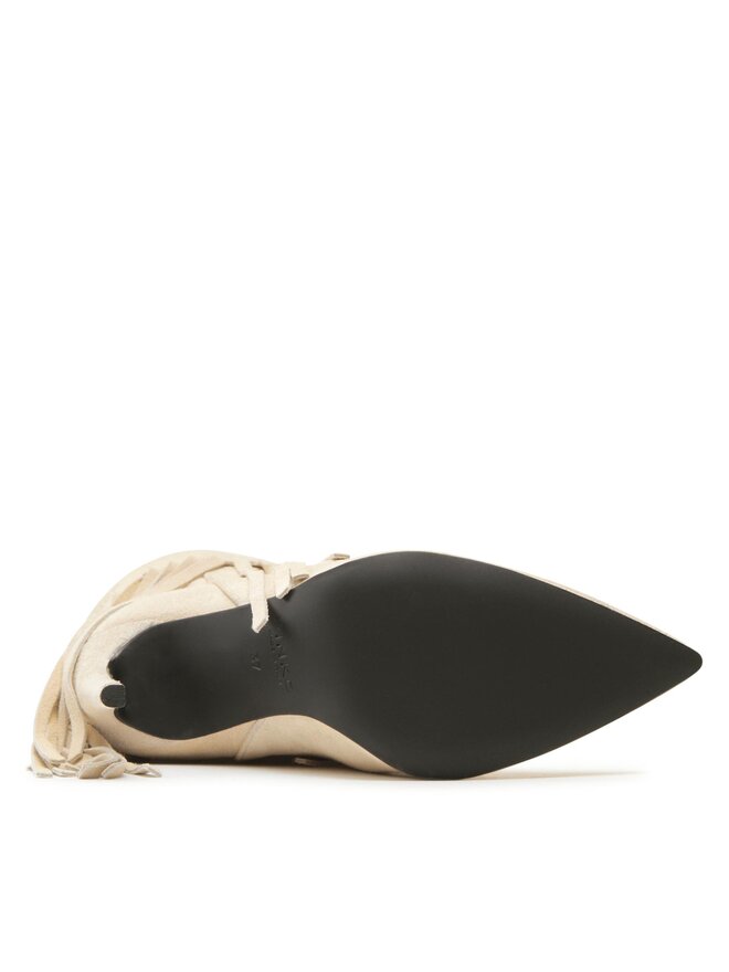 PINKO Ковбойські чоботи PINKO Olympe Tronchetto PE 23 BLKS1 100573 A0N8 Бежевий