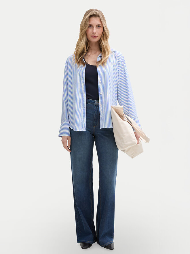 Tom Tailor Tom Tailor Top 1045540 Tamnoplava Regular Fit