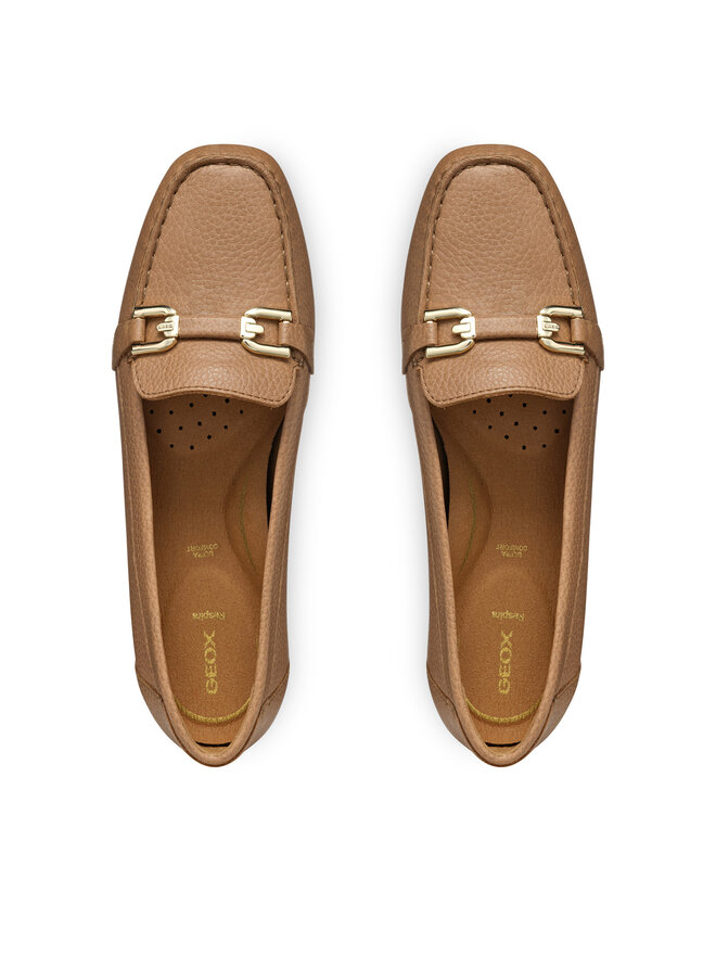 Geox Mokasíny Geox D Annytah Moc D84BMA 00046 C5000 Béžová