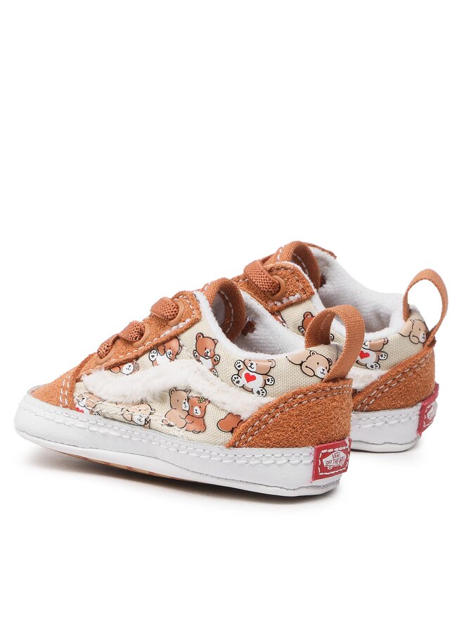 Vans Πάνινα παπούτσια Vans Old Skool Crib VN0A3U8KBF01 Καφέ
