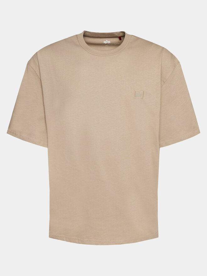 Alpha Industries Alpha Industries Marškinėliai Essentials 146504 Smėlio Relaxed Fit
