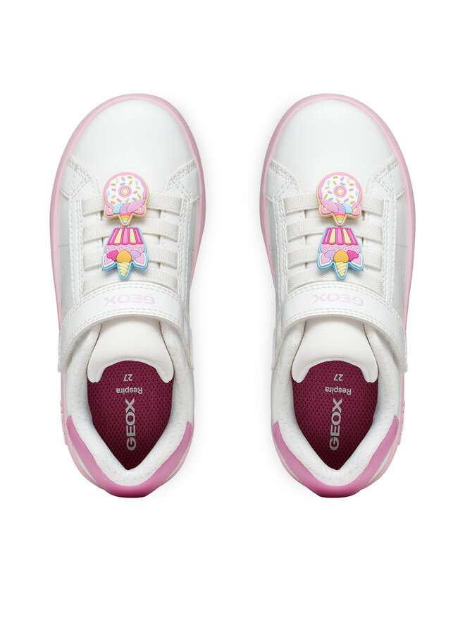 Geox Sneakers Geox J Eclyper Girl J65LRF 000BC C1364 M Weiß