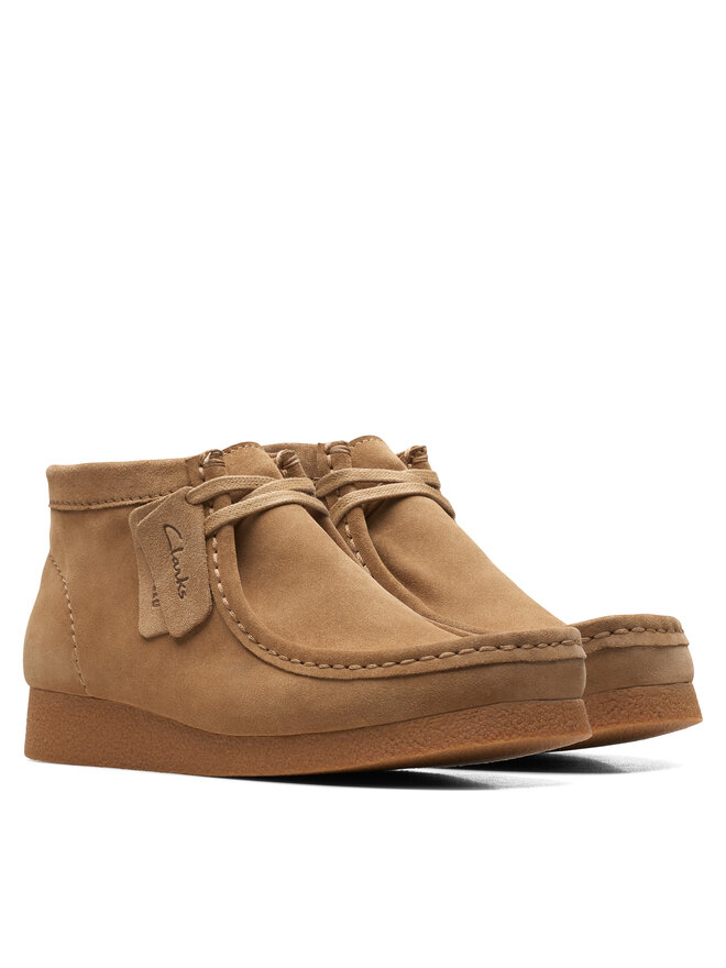 Trzewiki Clarks Wallabee Evo Boot 26172824 Brązowy | eobuwie