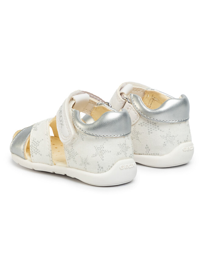 Geox Sandalen Geox B Elthan G. A B021QA 01054 C0007 Weiß
